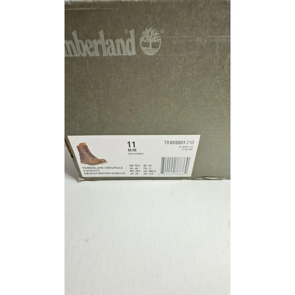 Timberland Earthkeepers Original WP Boot - Medium Brown - 15551210 11 Size